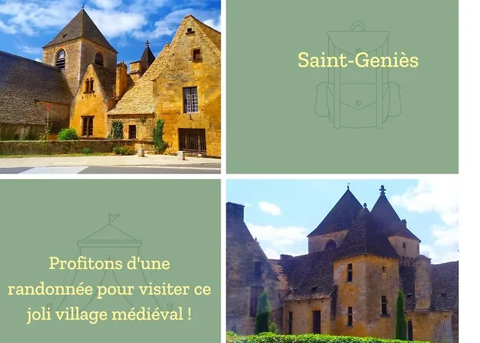 Dom wakacyjny Le Clos De La Musardise - De Charme Avec Piscine Chauffee Salignac Eyvigues